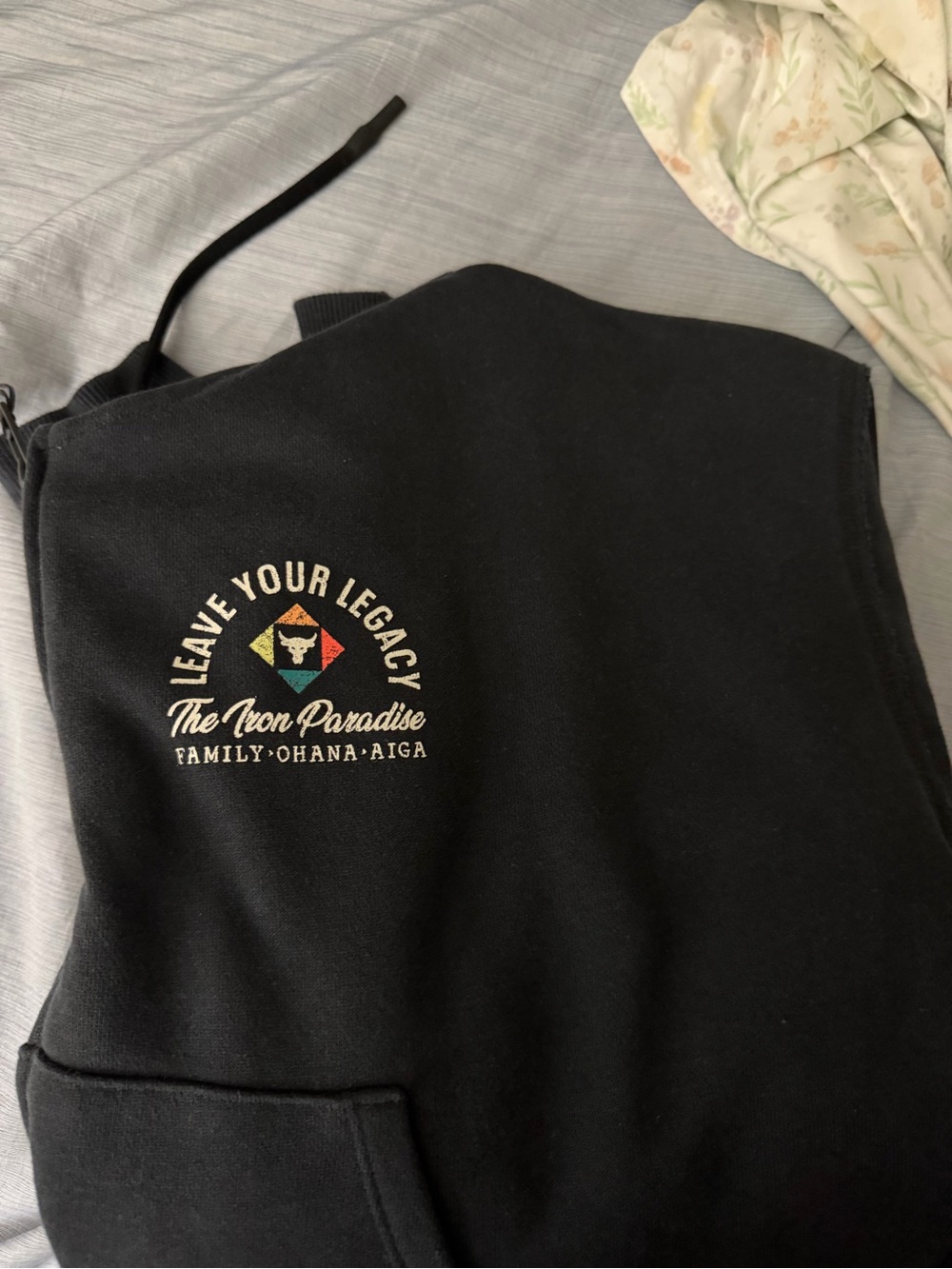 Project rock crop hoodie